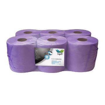 Picture of Logic8 150m White Centrefeed Roll (LT1)(6)