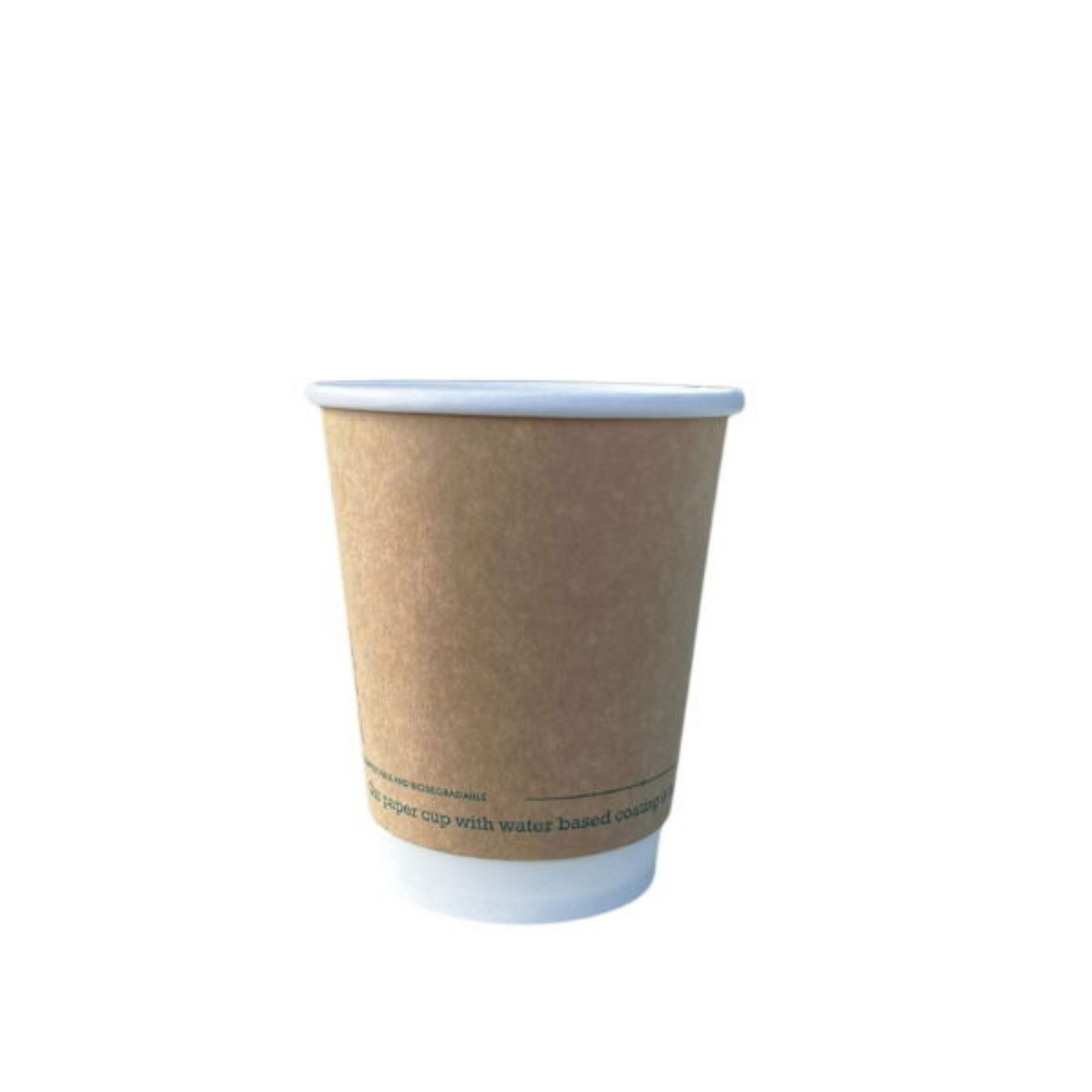 Picture of 8oz Kraft Greenspirit Aqueous DW Hot Cups (20x25) - 100396