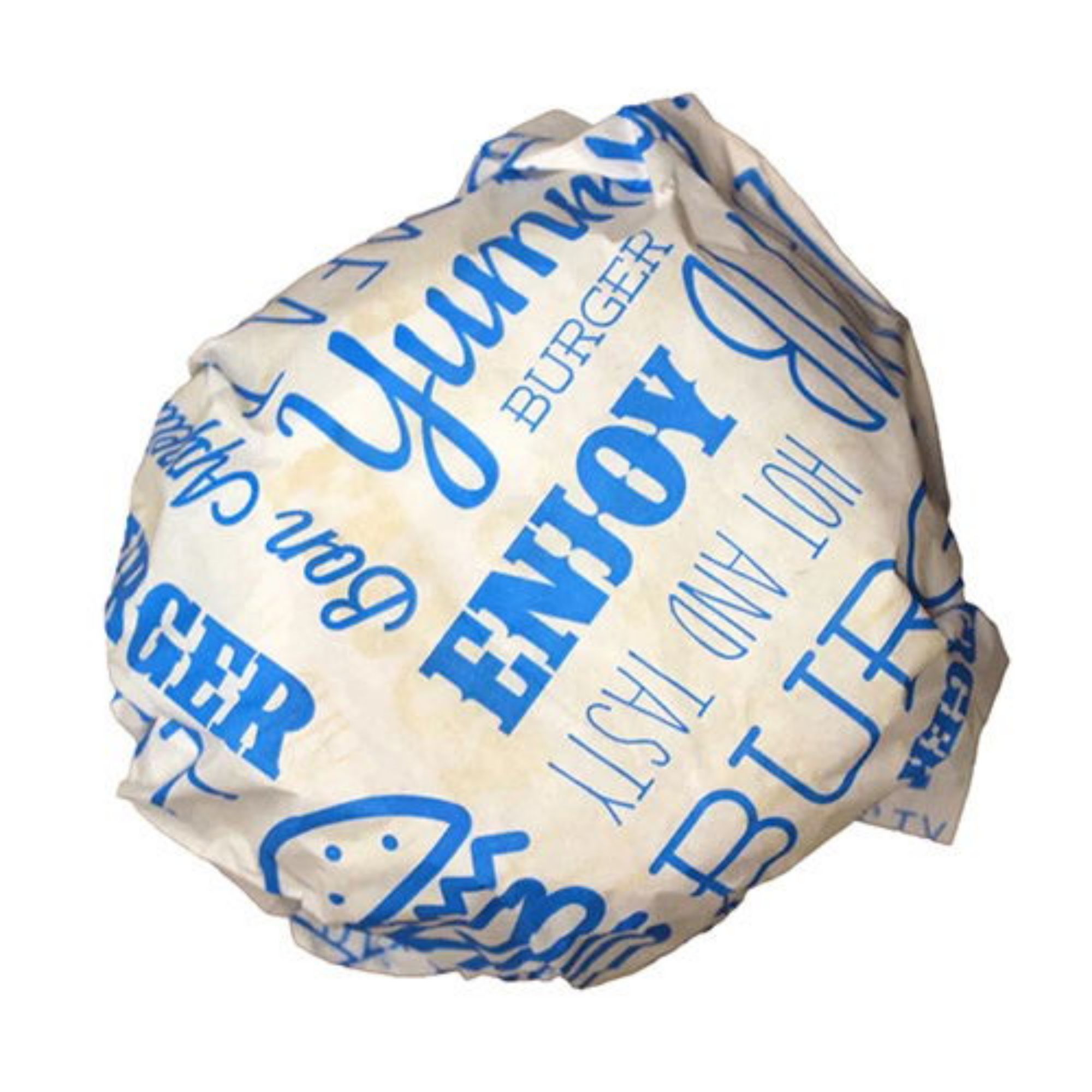 Picture of Blue Compostable Burger Wrap 25x33cm (1000) - 120526