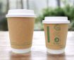 Picture of 8oz Kraft Greenspirit Aqueous DW Hot Cups (20x25) - 100396