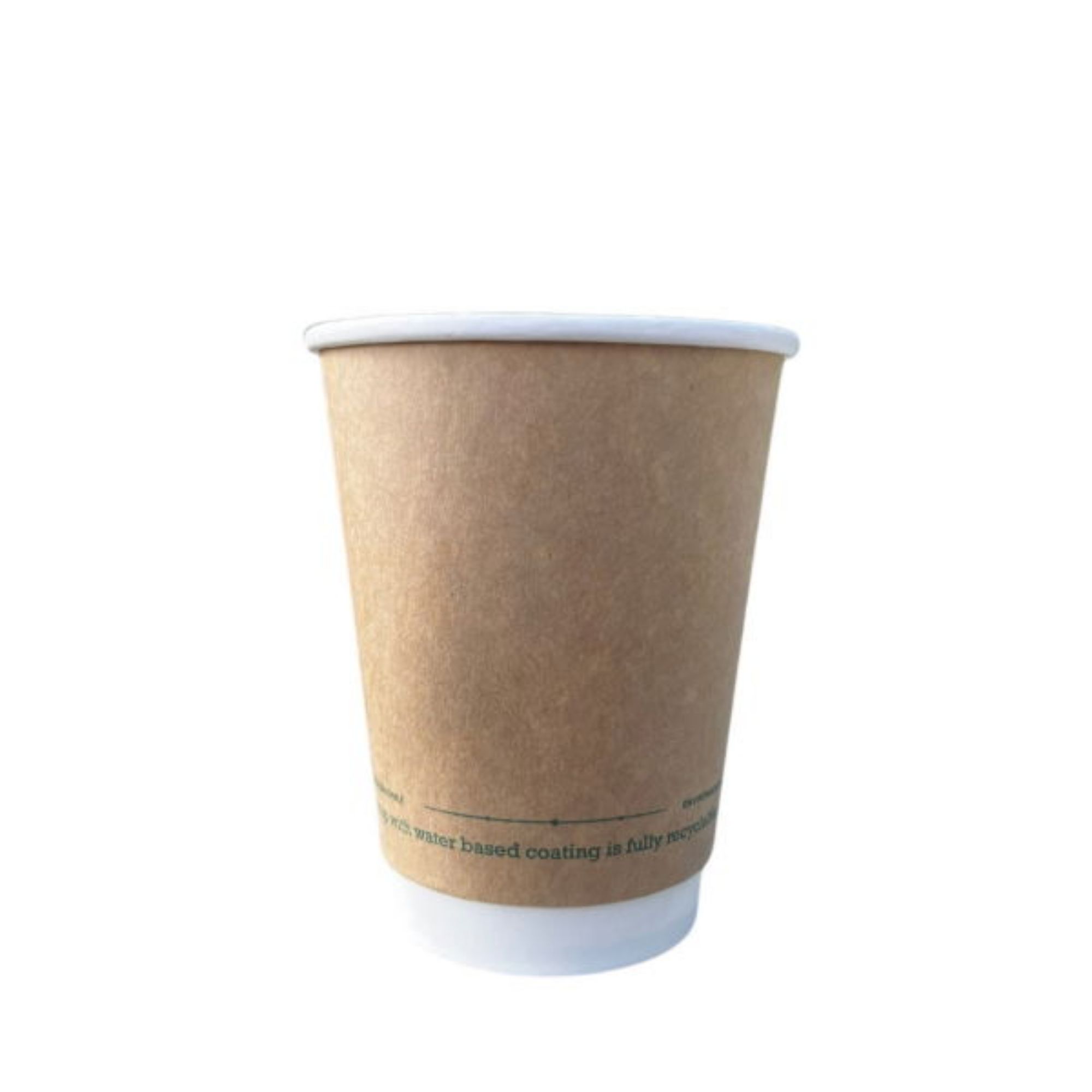 Picture of 12oz Kraft Greenspirit Aqueous DW Hot Cups (20x25) - 100397