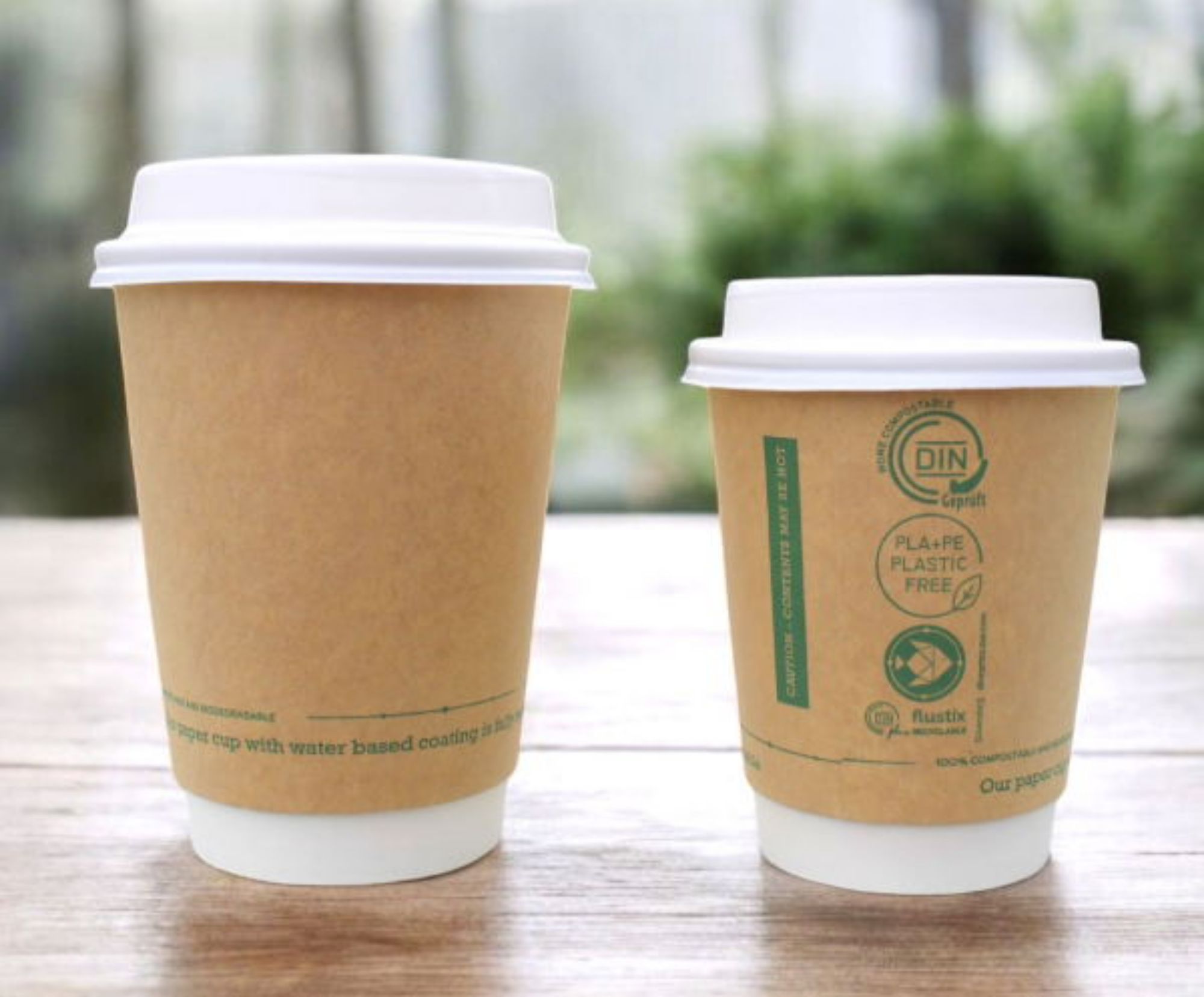 Picture of 12oz Kraft Greenspirit Aqueous DW Hot Cups (20x25)