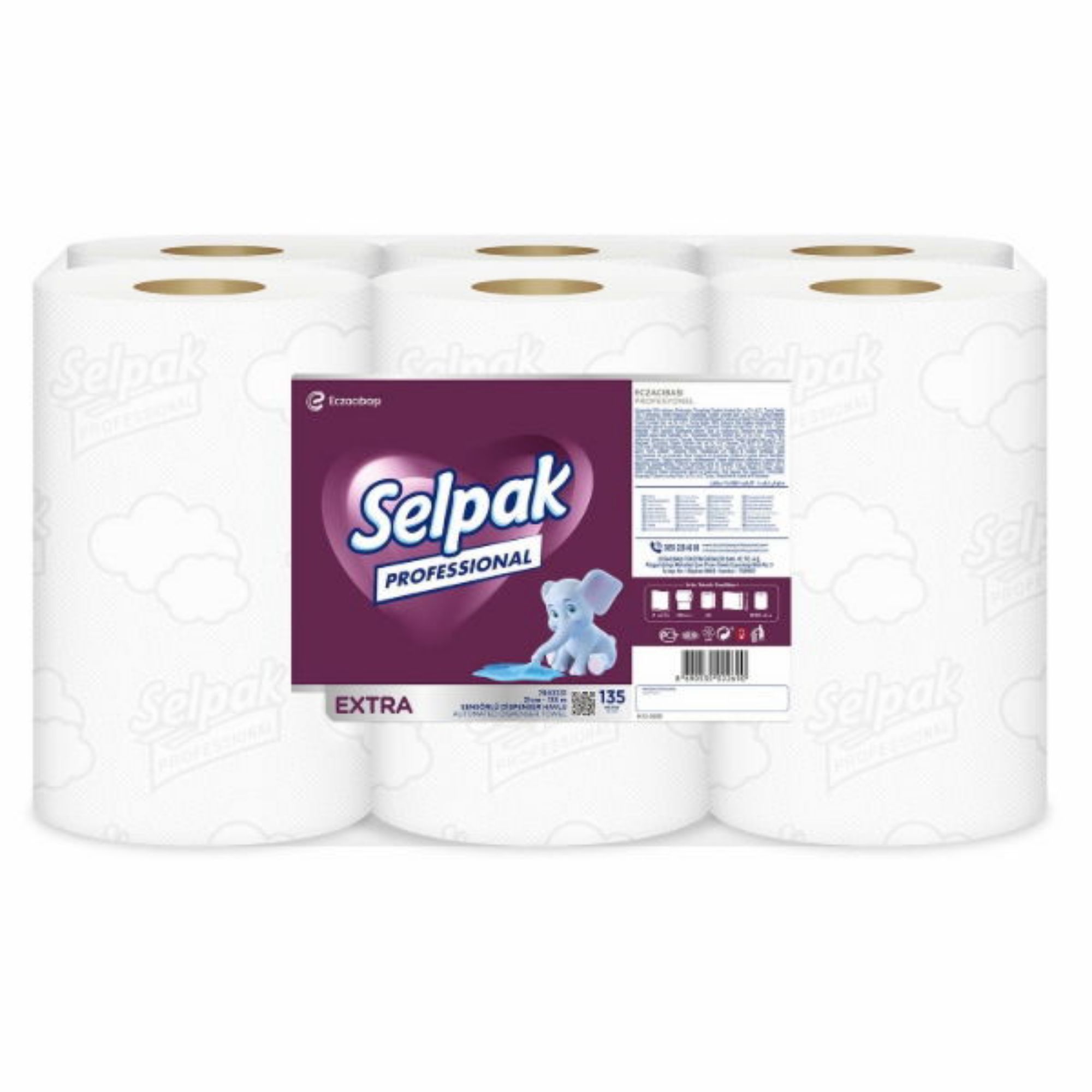 Picture of Selpak 2ply 21cm sensor towel 21 x 135m  (6`s) - 130017