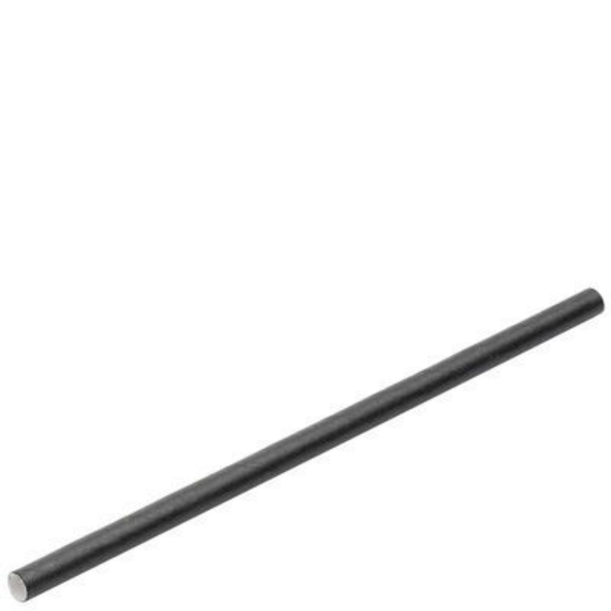 Picture of 5x140mm 3ply Greenspirit Paper Cocktail Straws Black(20x250) - 140084