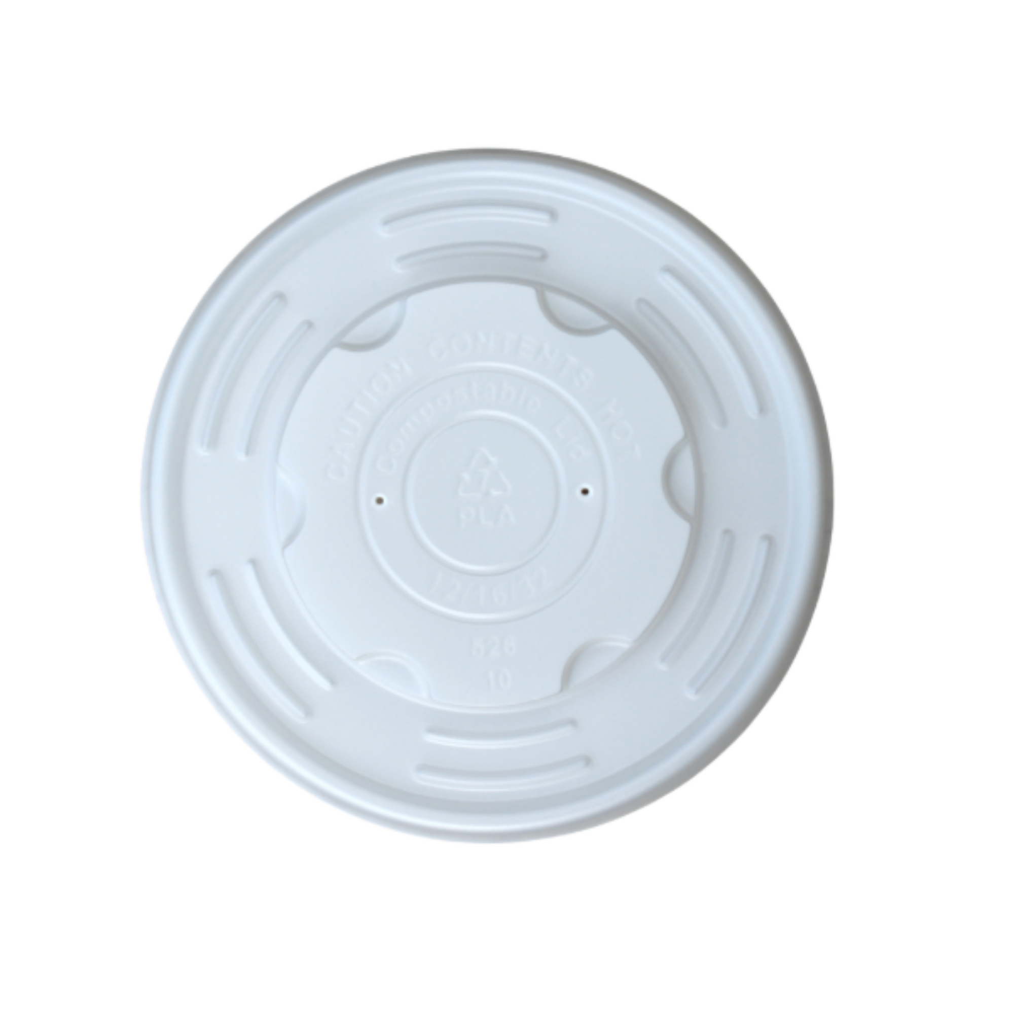 Picture of 115mm Greenspirit CPLA Compostable Lid (CS2) (10x50) - 120295