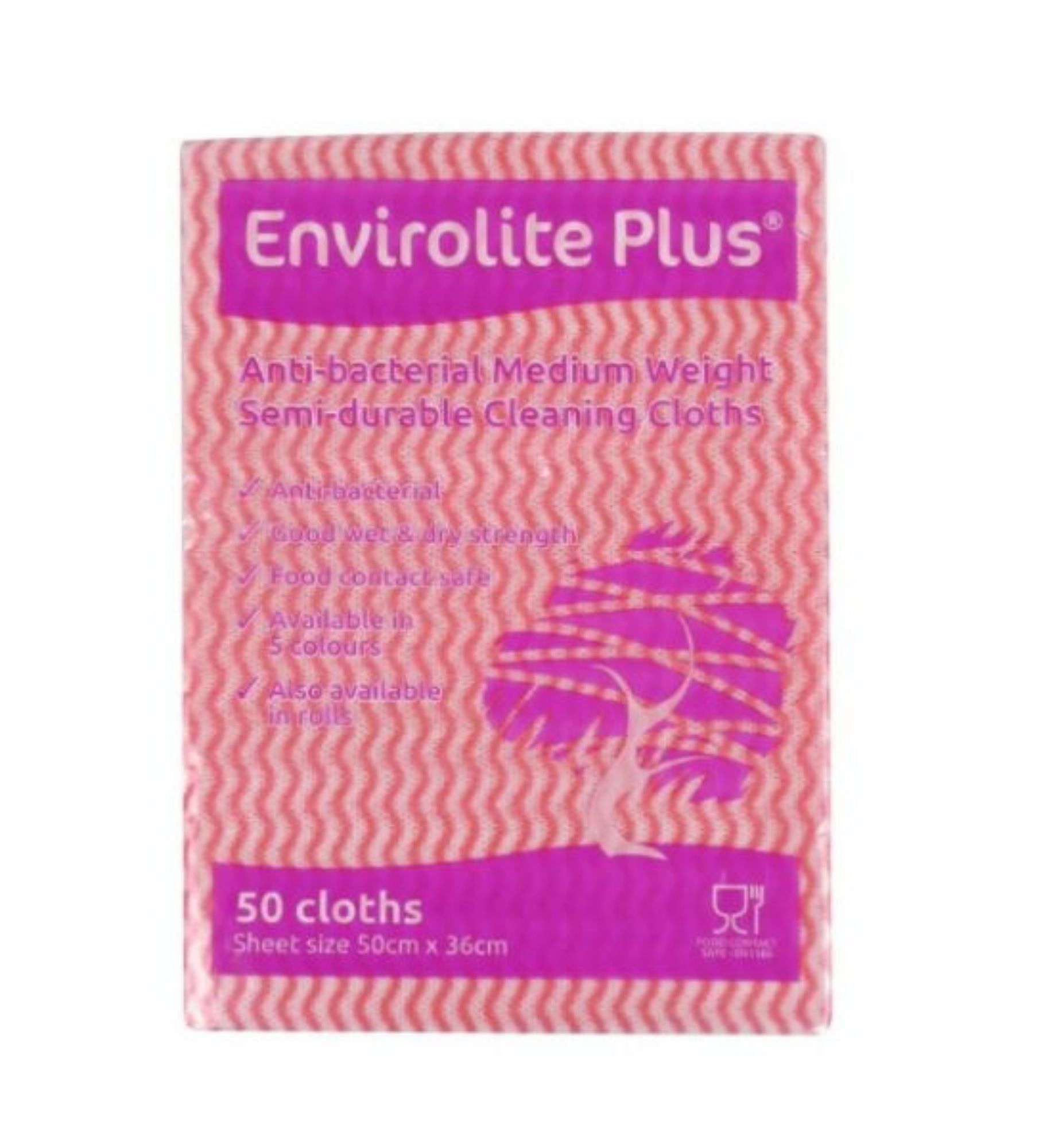 Picture of Envirolite Plus Folded Cleaning Red (10x50) - 122071