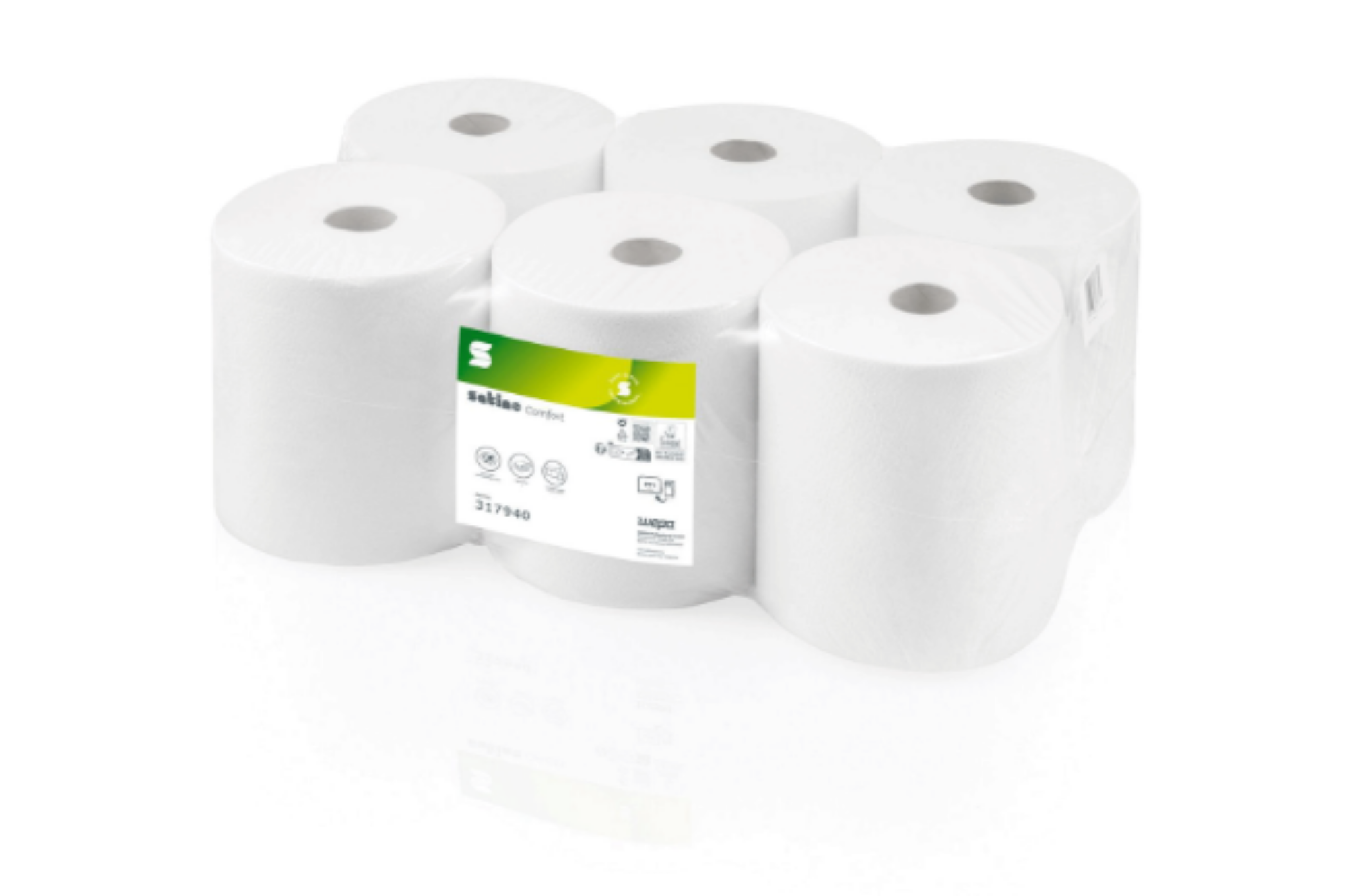 Picture of 2ply Satino Comfort 150m Hand Towel Roll Eco (PT1) (6) - 130015