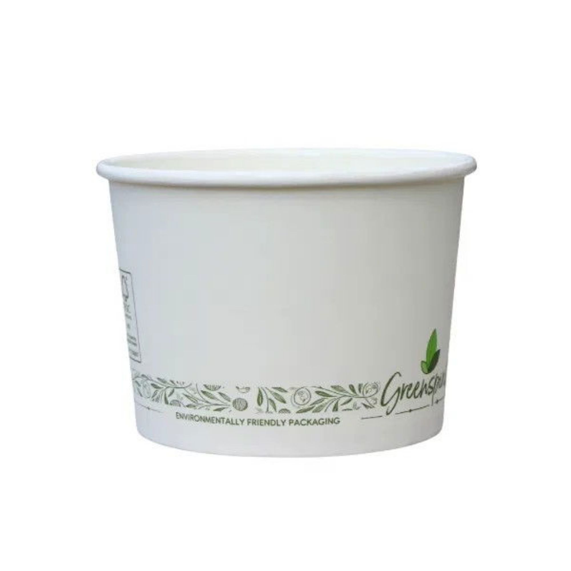 Picture of 16oz White Greenspirit Compostable Soup Containers (CS2) (20x25) - 120290