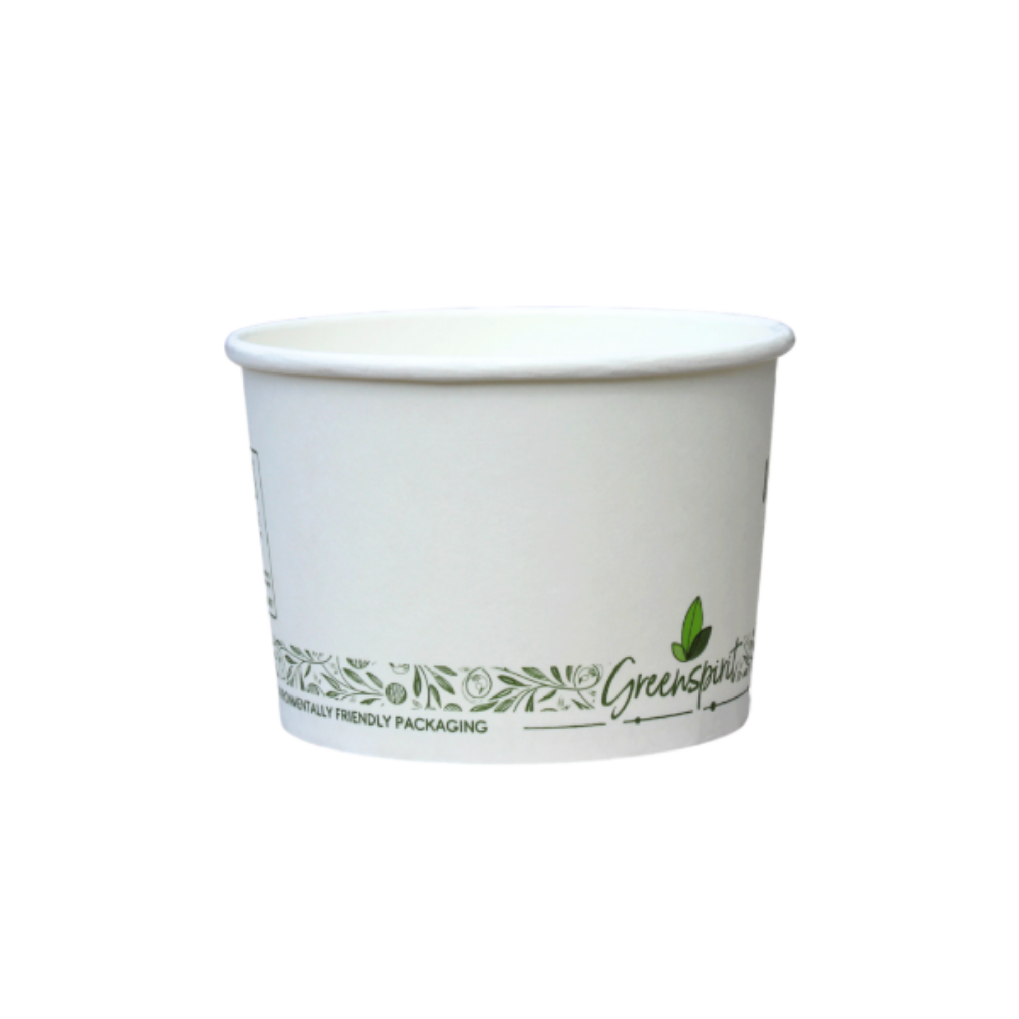 Picture of 8oz White Greenspirit Compostable Soup Containers (CS1) (20x25) - 120288
