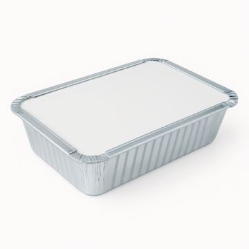 Picture of 6x9 Foil container and lid combi (20x25`s)