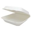 Picture of 8x8"  Bagasse Meal Box  (5 x 50) - 120158