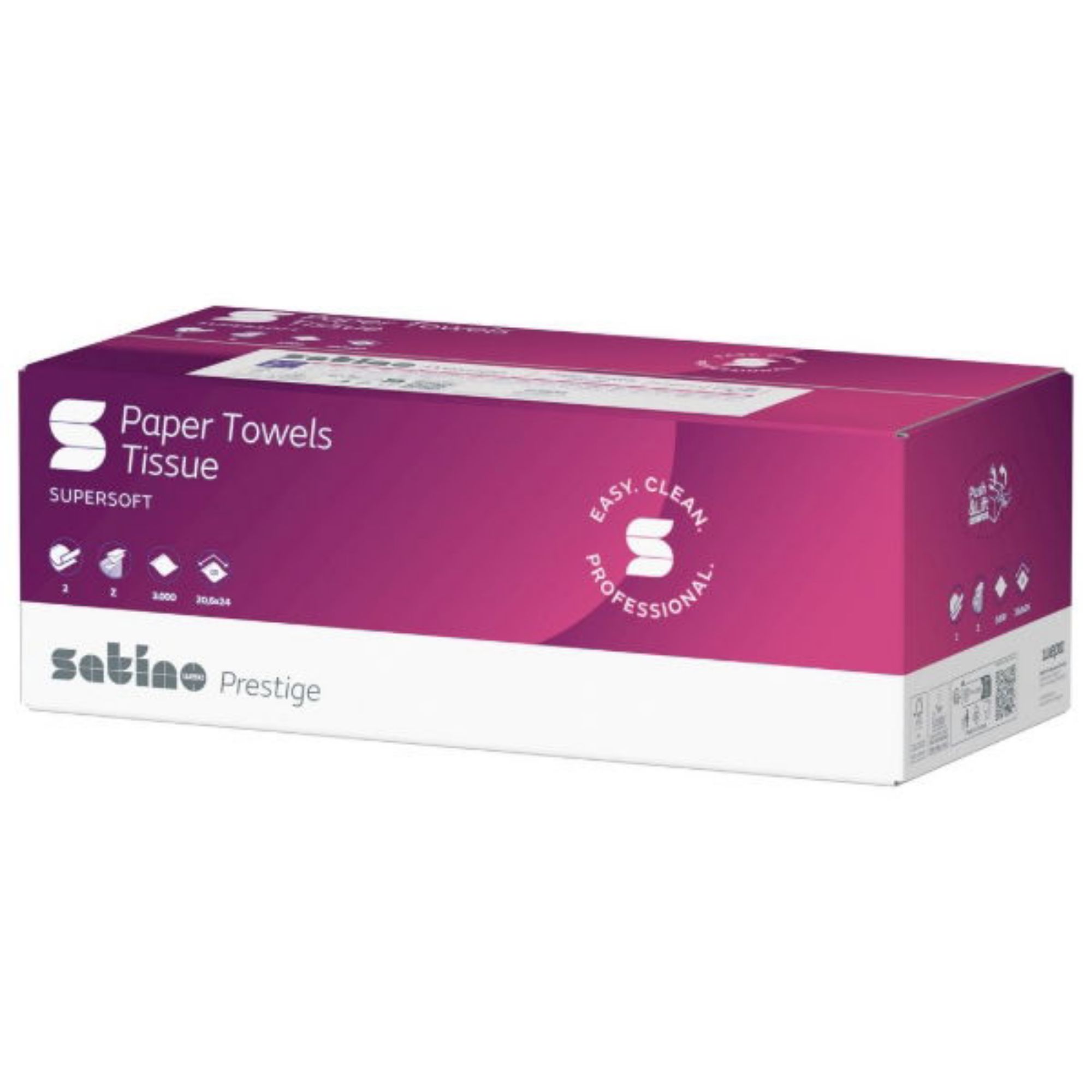 Picture of 2ply Satino Prestige Zfold Hand Towel Eco (PT2) (15x200)