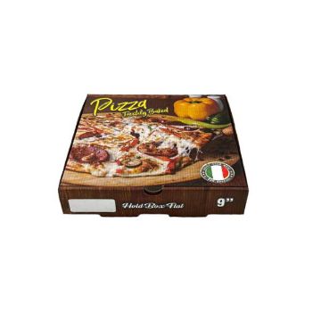 Picture of 9" Freshly Baked corrugated pizza box (100)