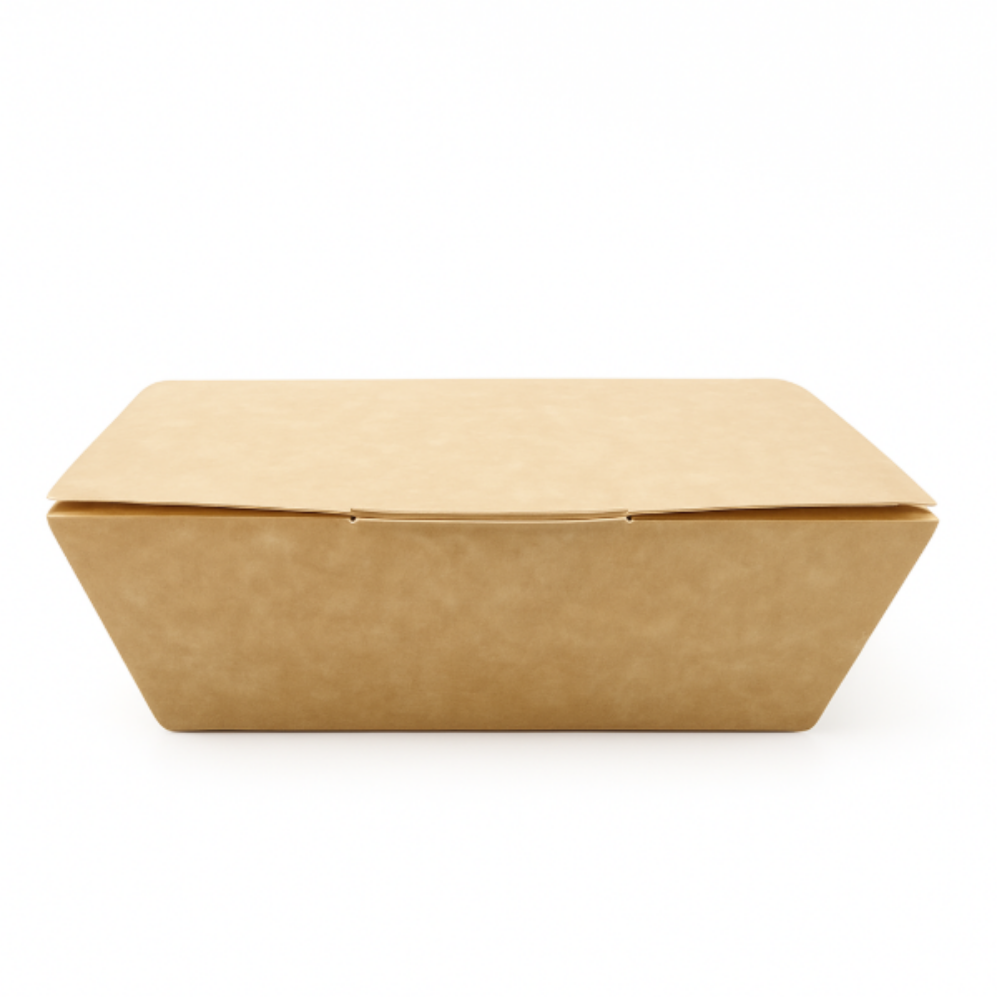 Picture of Medium Kraft nested  takeaway box  - 144x95x60mm (6 x 50's) - 120226