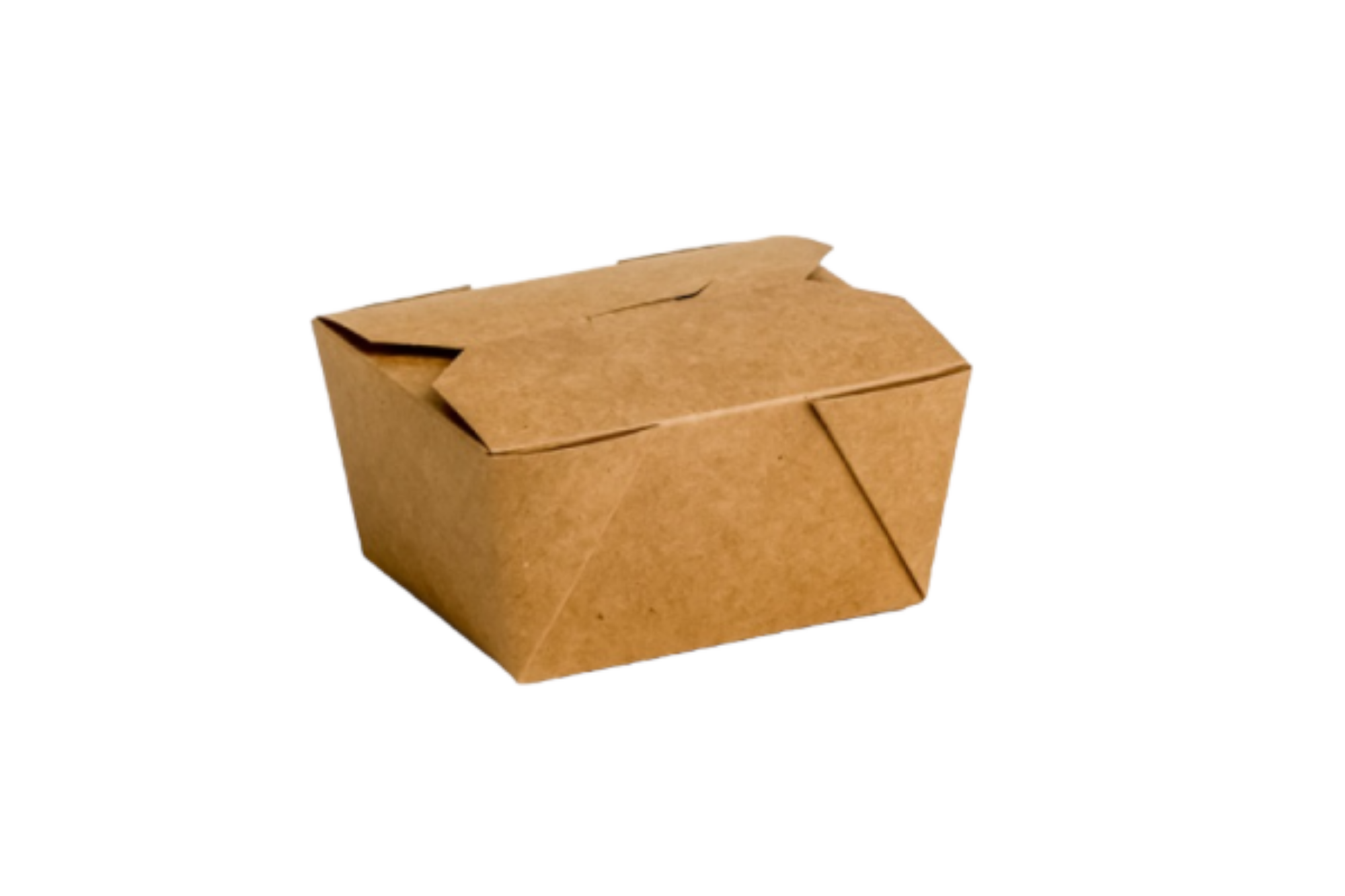 Picture of No.1 Kraft Biobox Containers (26oz) (2.5"x4.3"x3.5") (HxLxD) (9x50's) - 120094