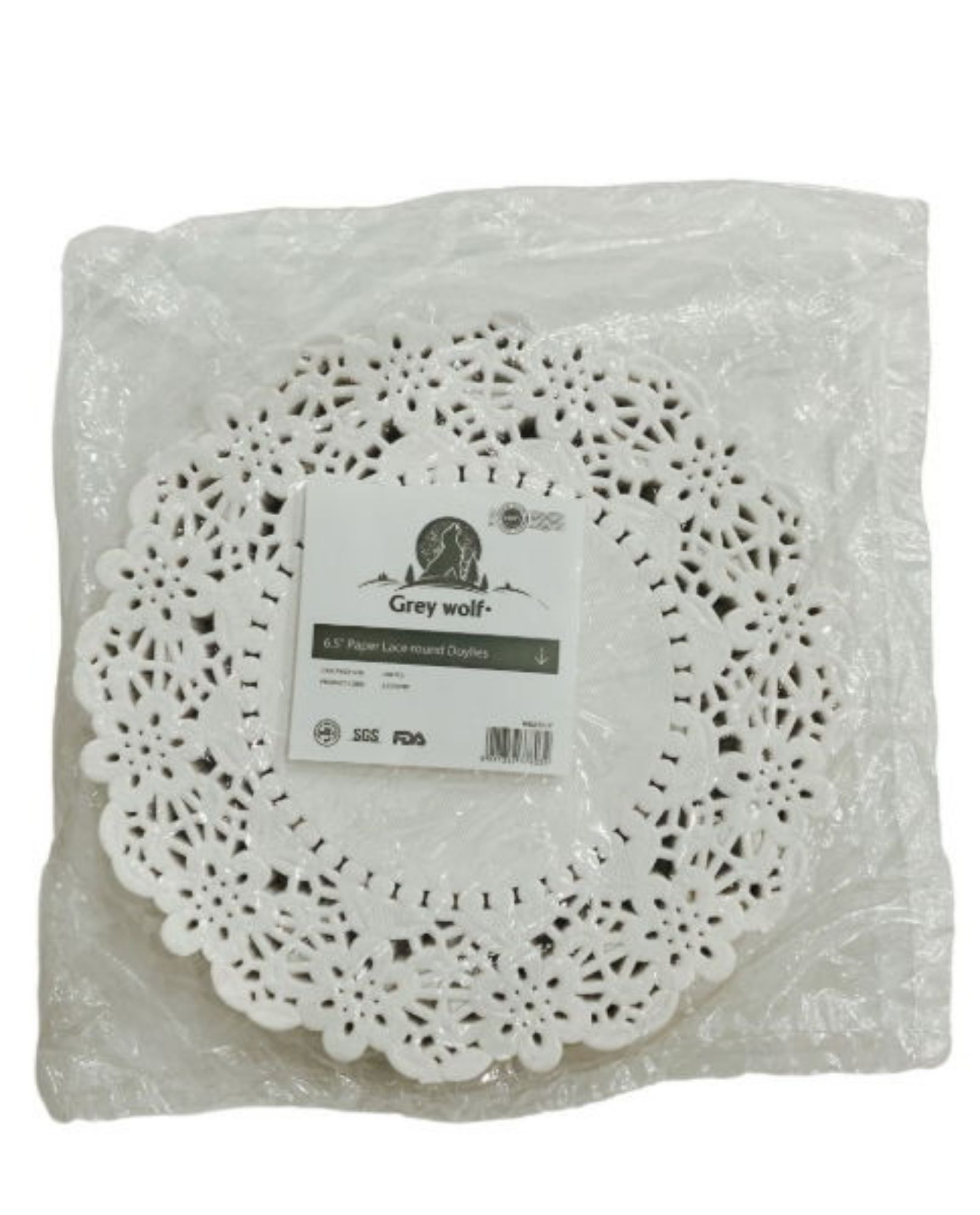 Picture of 6.5" White Round Doylies (8x250) - 6.5DOYRD