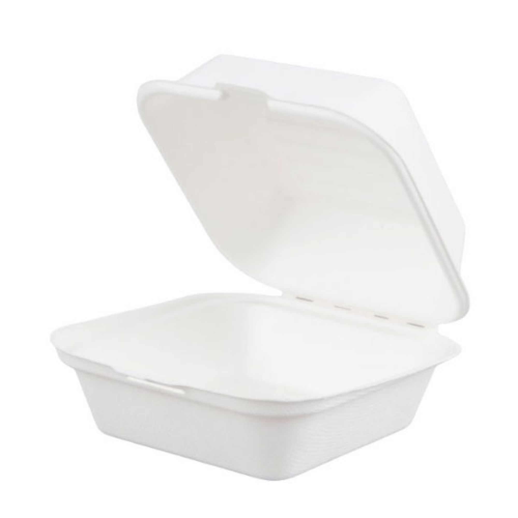 Picture of 6" Bagasse Burger Box 15x15cm  (8x50) - 1206653