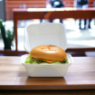 Picture of 6" Bagasse Burger Box 15x15cm  (8x50) - 1206653