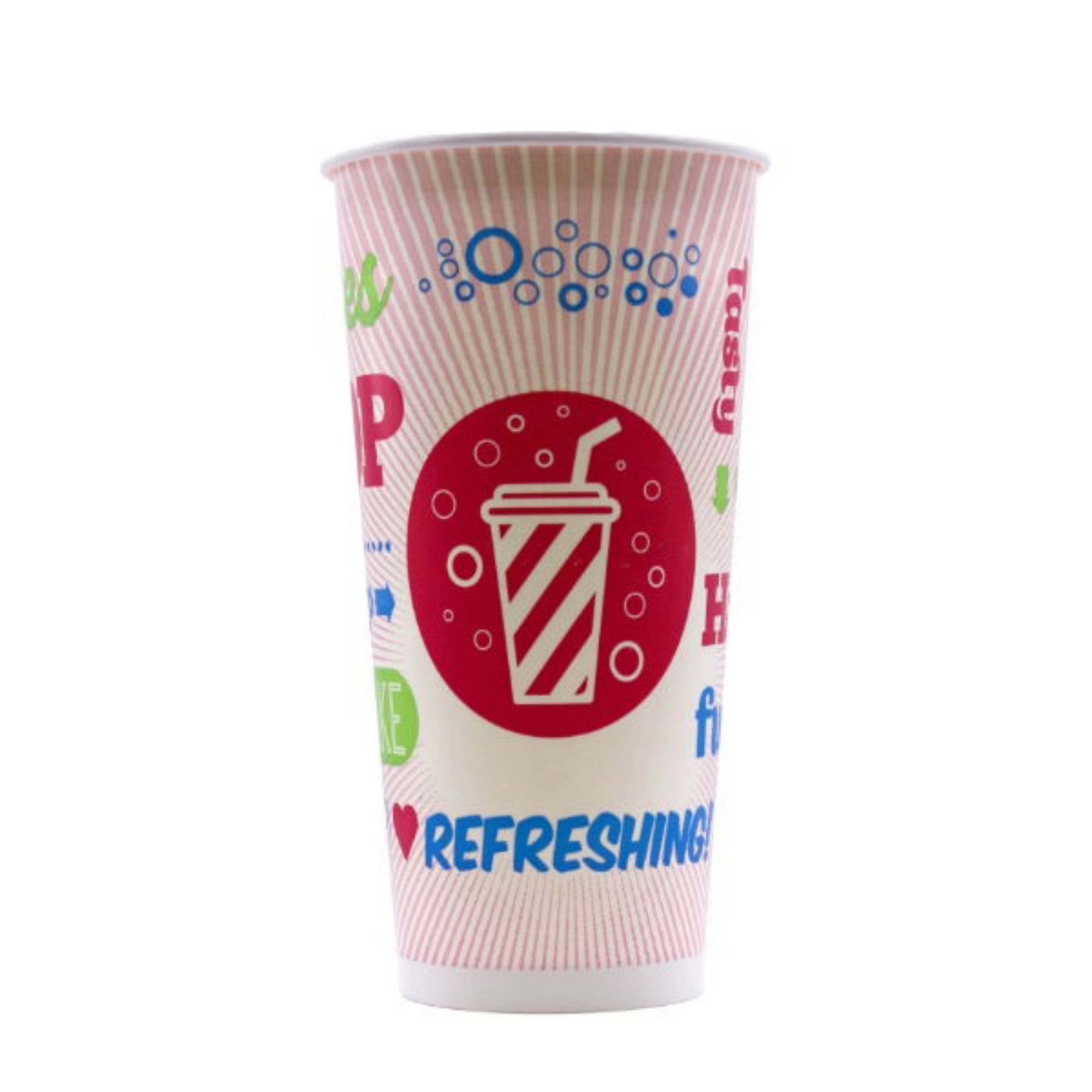 Picture of 22oz Chill Cold Paper Cup PE (650ml) (20x50) - 104294