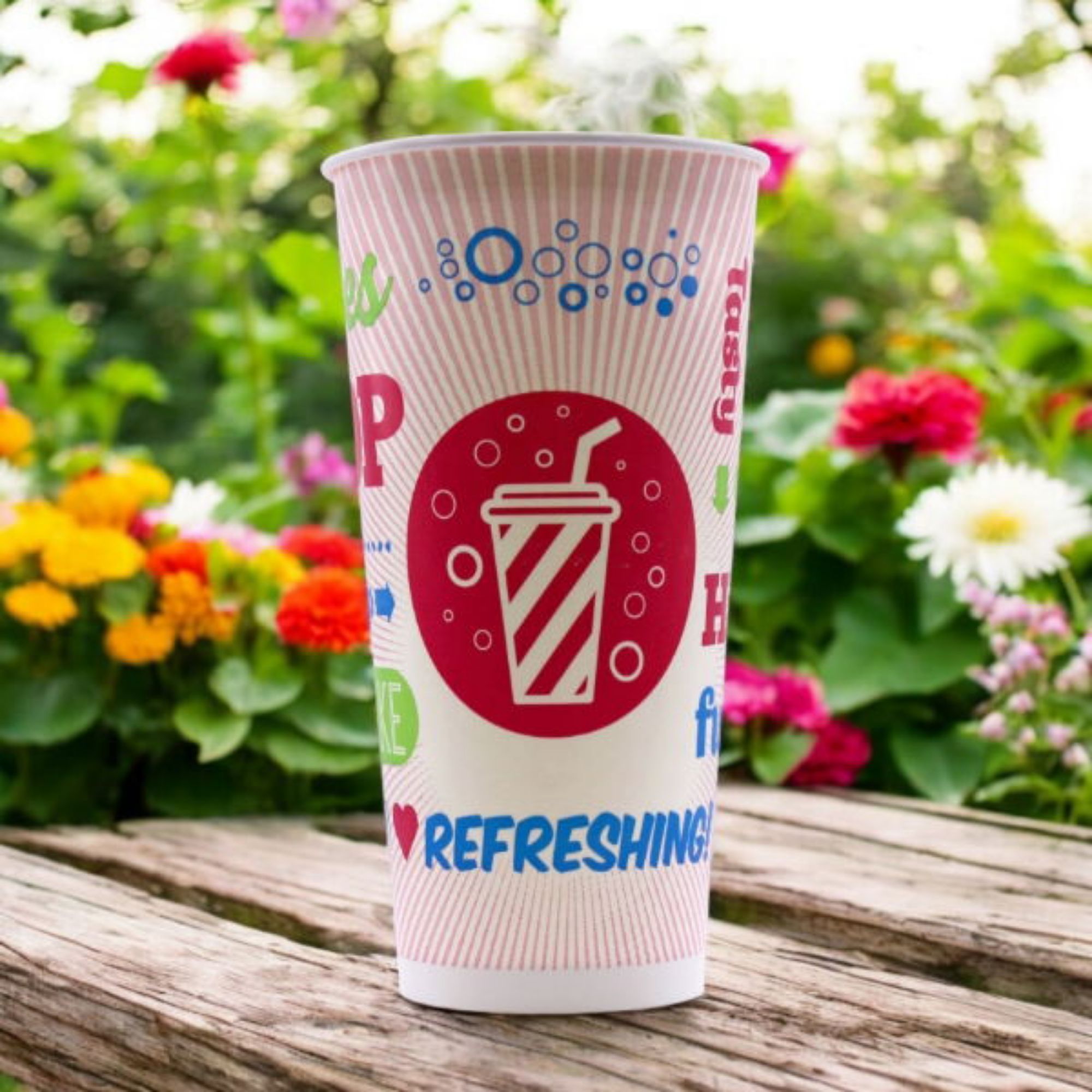 Picture of 22oz Chill Cold Paper Cup PE (650ml) (20x50)