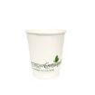 Picture of 10oz White Greenspirit Aqueous DW Hot Cups (20x25) - 100253