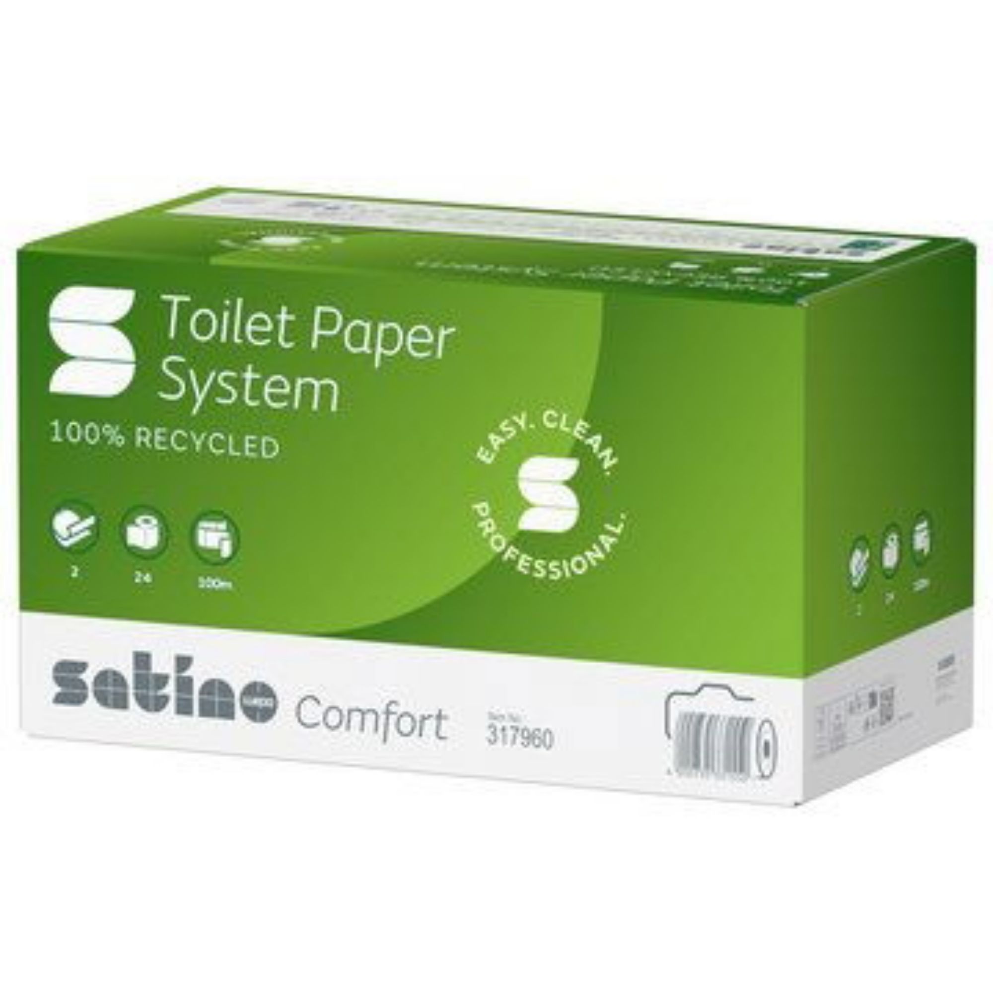 Picture of 2ply Satino Comfort 100m Toilet Paper Roll Eco (JT3) (24) - 130022