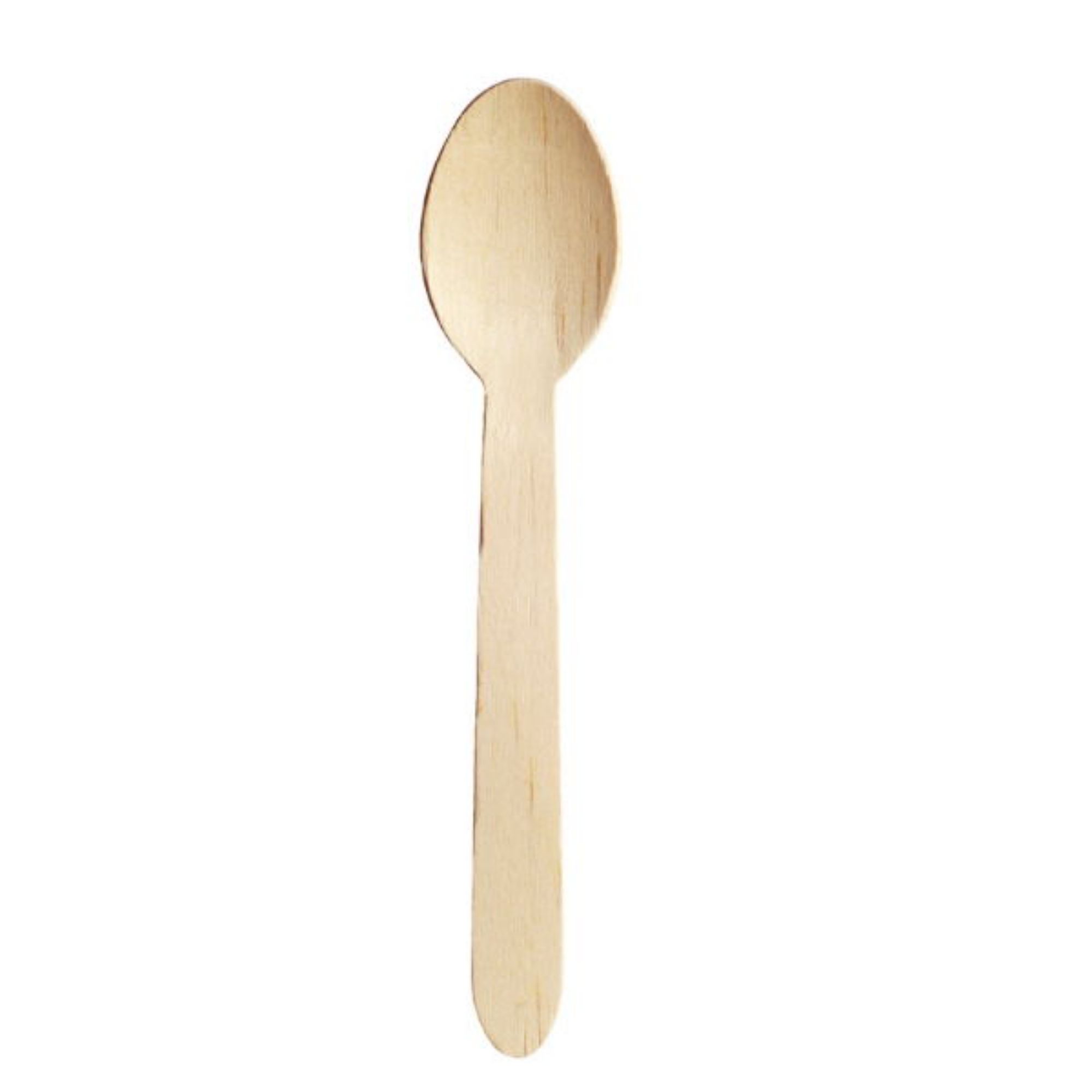 Picture of 160mm Greenspirit Wooden Dessert Spoon (10x100) - 140011