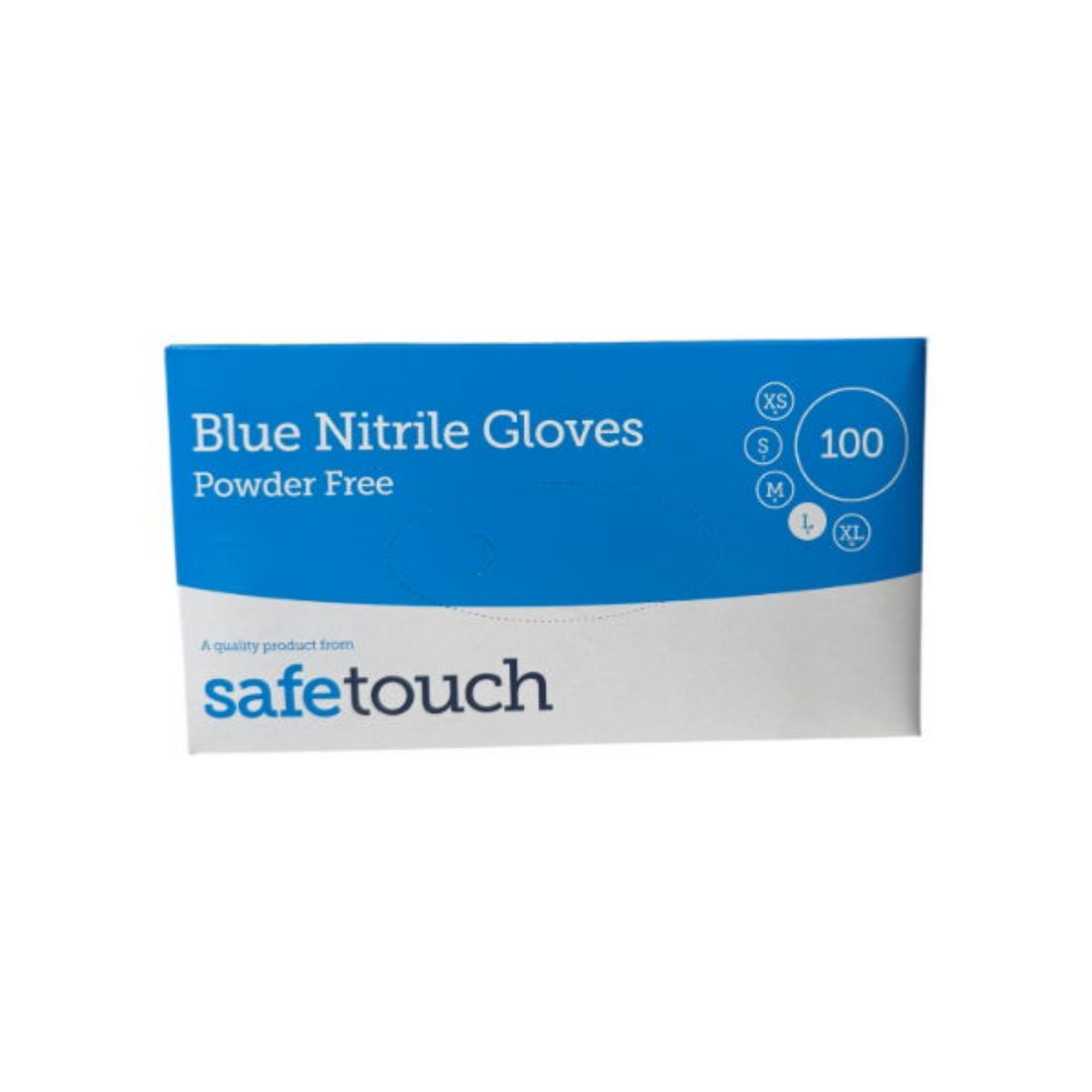 Picture of SAFE TOUCH PF Blue Nitrile L (10x100) - 170055