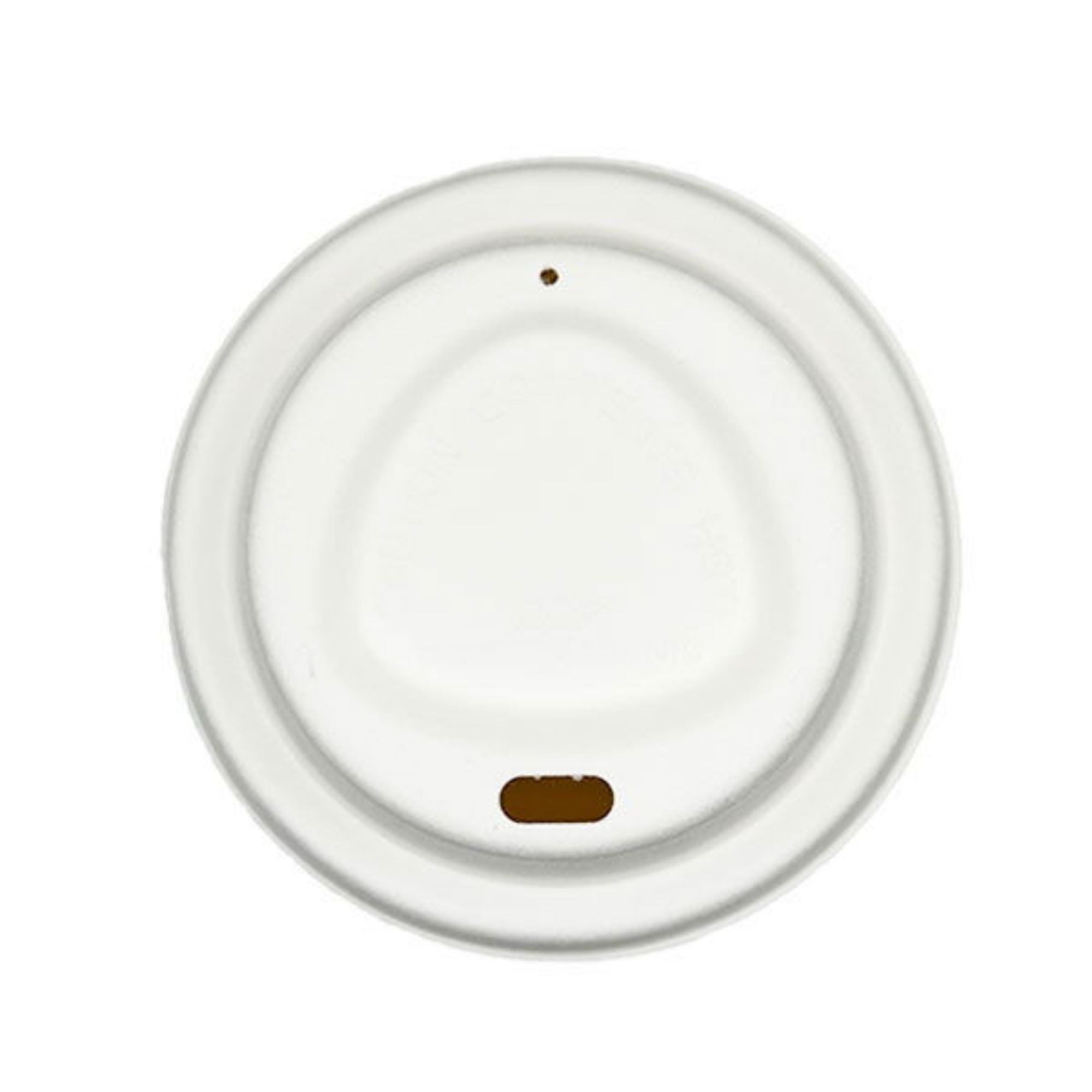 Picture of 90mm Greenspirit Bagasse Hot Cup Lids (12/16oz) (20x50) - 100155