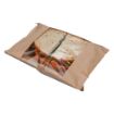 Picture of Large Flat Kraft Compostable Windowed Bag 250x250mm (1000) - 200033