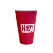 Picture of 16oz Embossed Happy Days PE DW Hot Cups  (20x25) - 100321