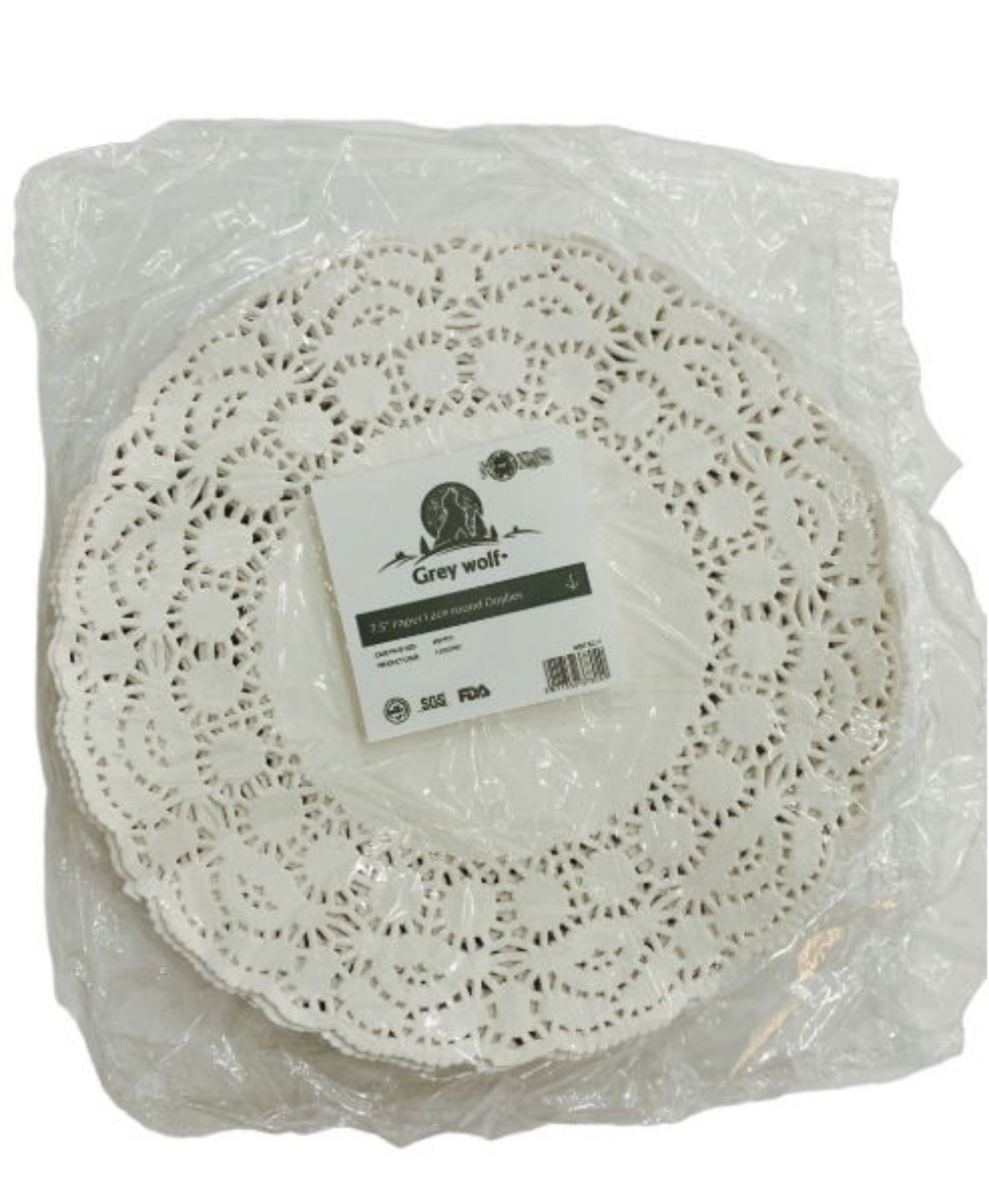 Picture of 7.5" White Round Doylies (8x250) - 7.5DOYRD