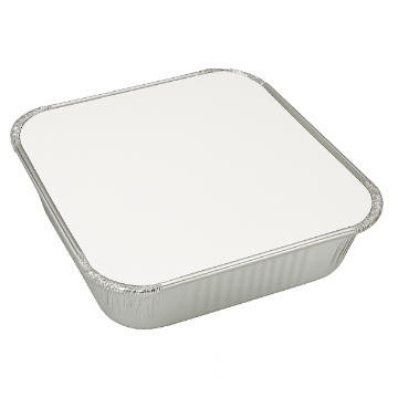 Picture of 9x9" Foil Container & Lid Combi (10x25)