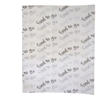 Picture of 350 x 450mm Food to go Compostable greaseproof sheet (960)