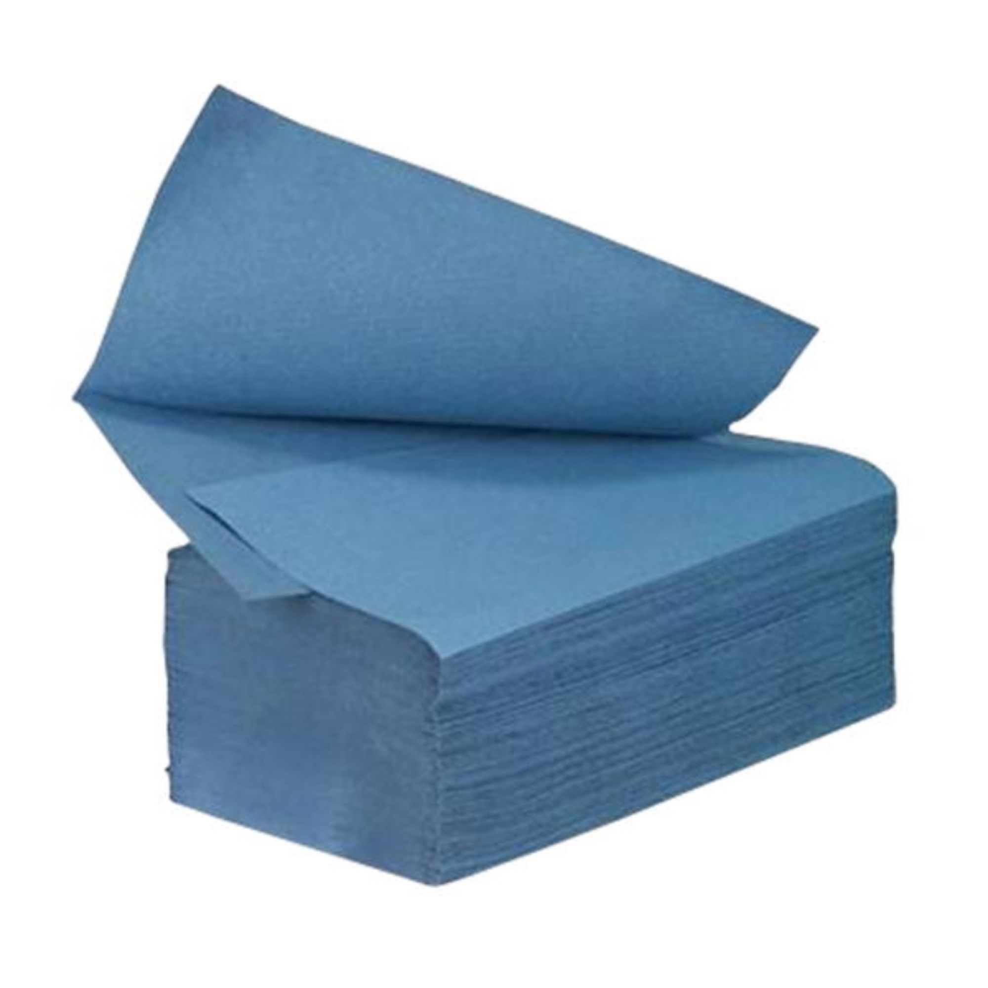 Picture of Logic8 1ply Blue Zfold  -  205 x 240 - Recycled - 12 x 250's - 130026