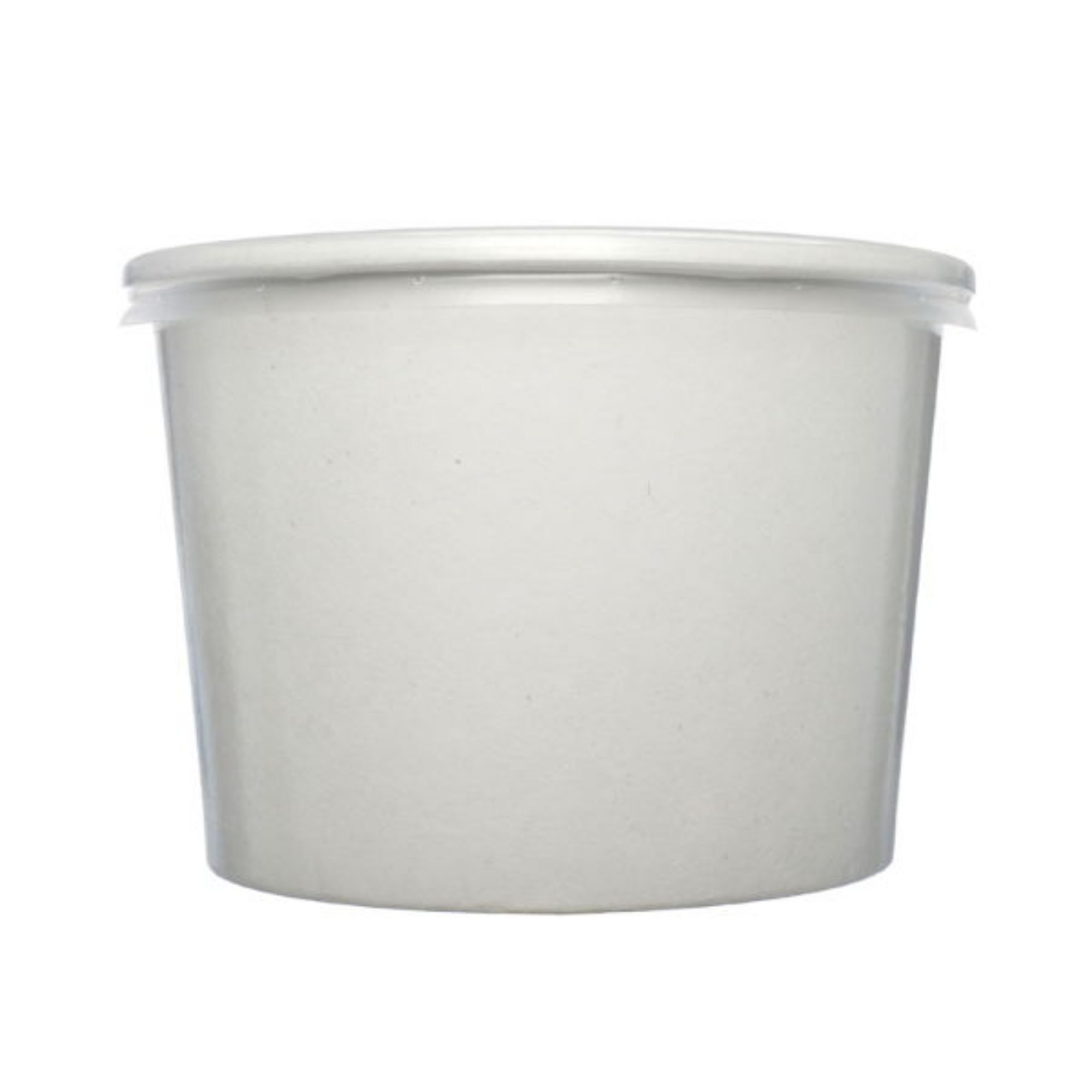 Picture of 8oz White Spiritpak PP Soup Container & Plastic Lid Combo (250) - 10984492