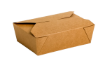 Picture of No.3 Kraft Biobox Containers (66oz) (2.5"x7.75"x5.5") (HxLxD) (4x50's) - 120095