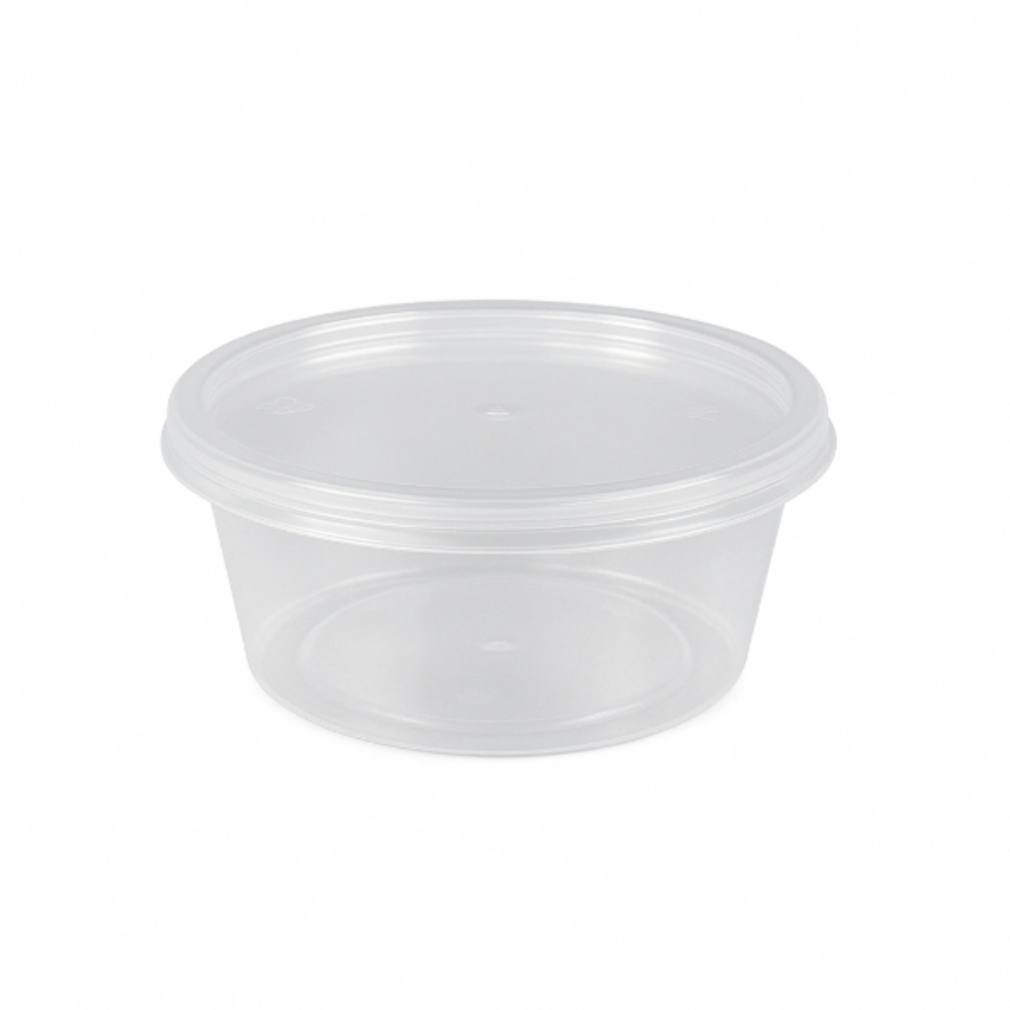 Picture of 2oz Clear microwavable container and lids-Standard(1000) - 120275