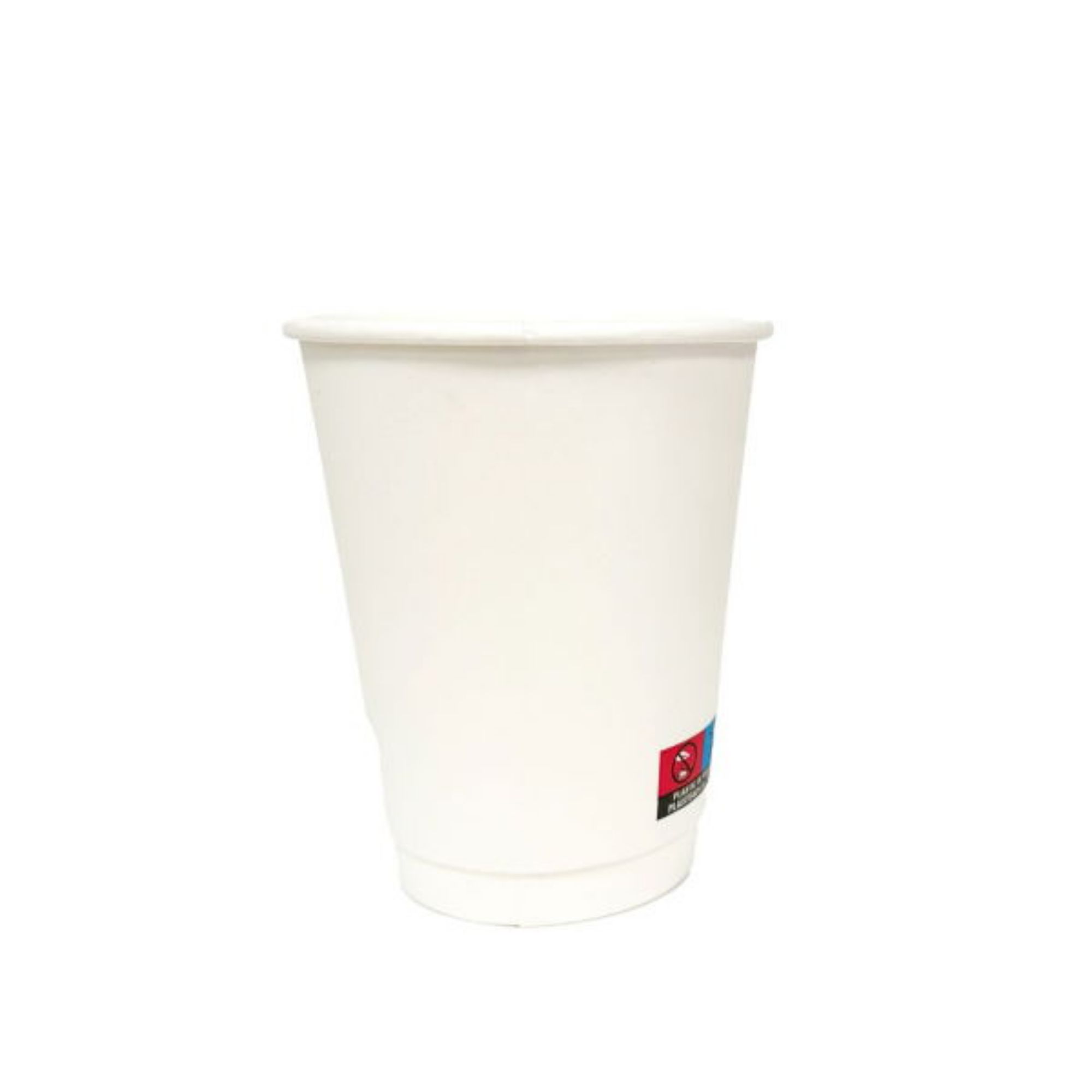 Picture of 12oz White Matt PE DW Hot Cups (20x25) - 100071
