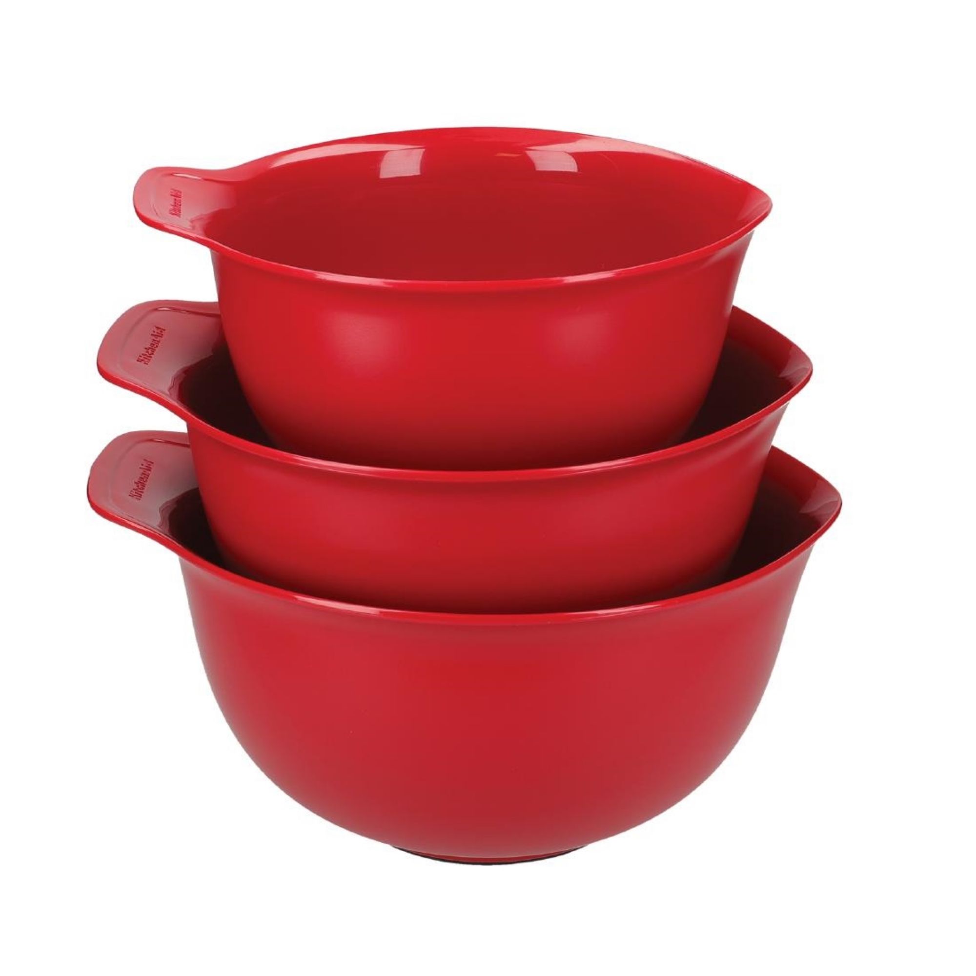 Picture of KitchenAid Mixing Bowls Empire Red (3 Pack) - DX310