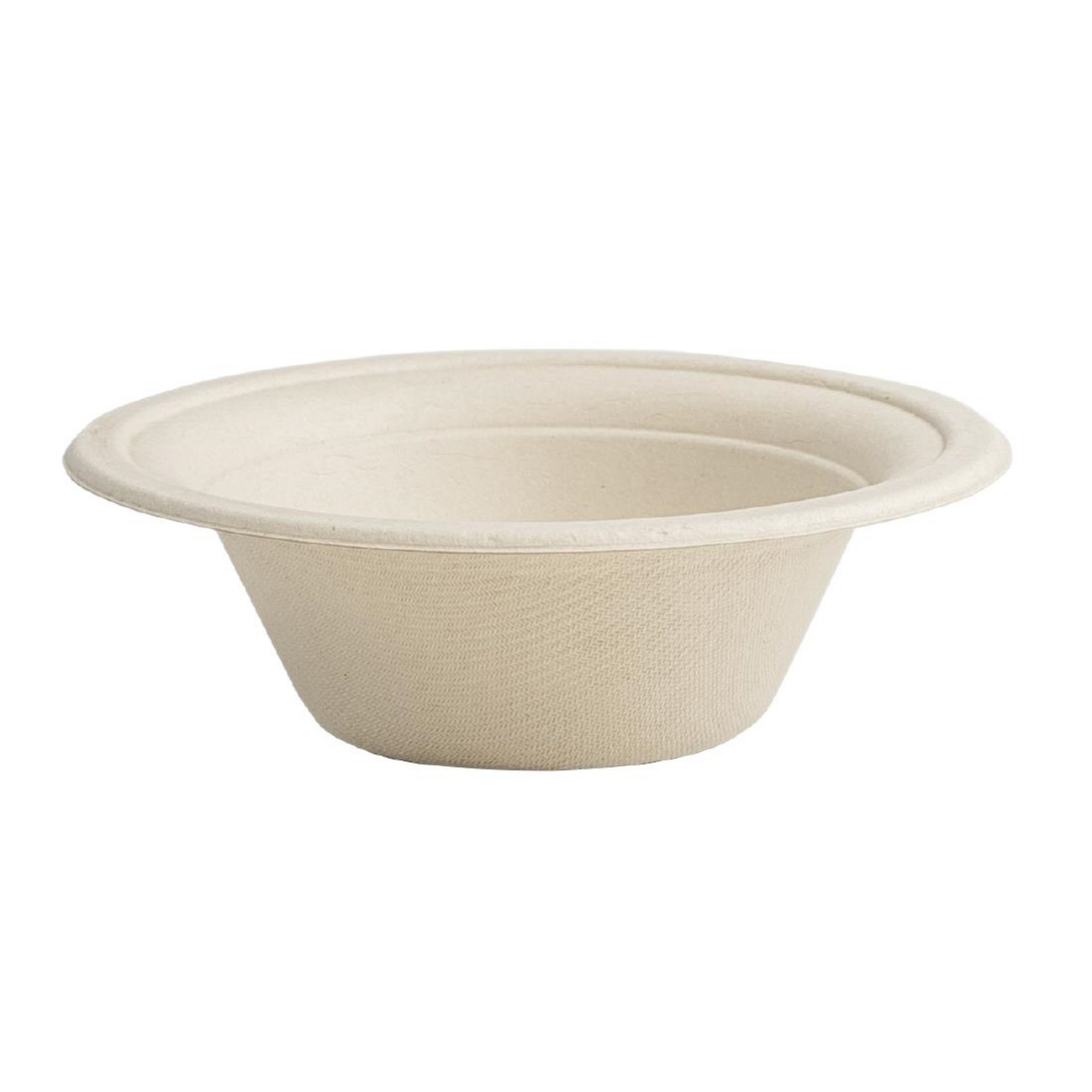 Picture of Vegware Compostable Nourish Moulded Fibre Bowl Natural 12oz/340ml (500 pack) - DX581