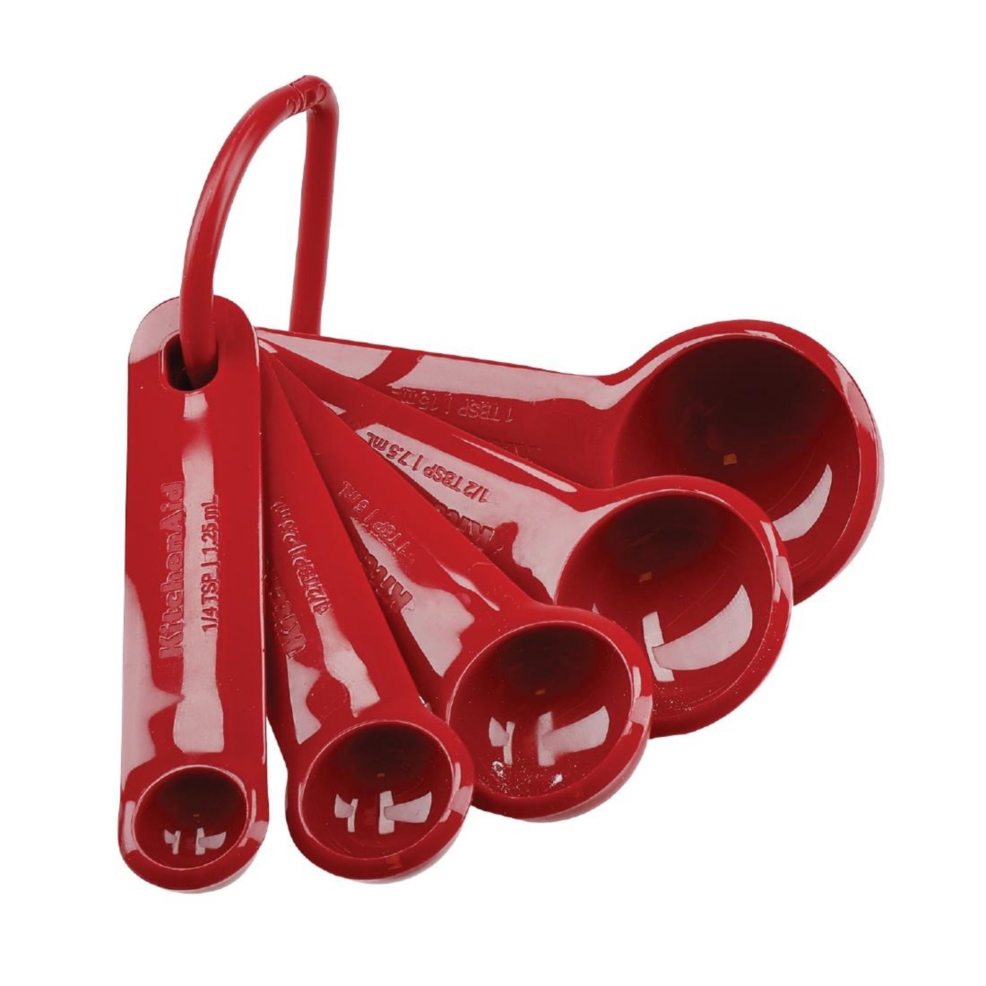 Picture of KitchenAid Measuring Spoons Empire Red (5 Pack) - DX303
