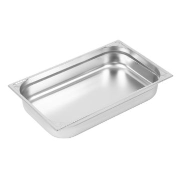 Picture of Vogue Heavy Duty Stainless Steel 1/1 Gastronorm Tray 100mm