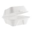 Picture of Vegware Compostable Bagasse Burger Boxes 152mm (500 pack) - DW625