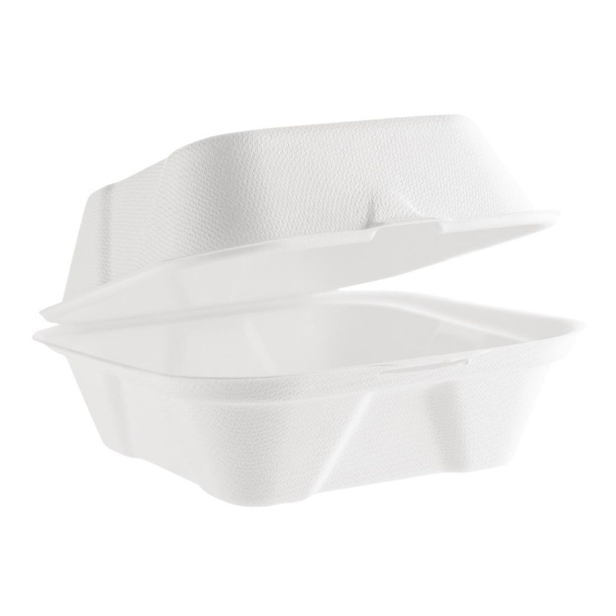 Picture of Vegware Compostable Bagasse Burger Boxes 152mm (500 pack) - DW625