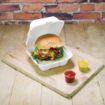 Picture of Vegware Compostable Bagasse Burger Boxes 152mm (500 pack) - DW625
