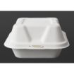 Picture of Vegware Compostable Bagasse Burger Boxes 152mm (500 pack) - DW625