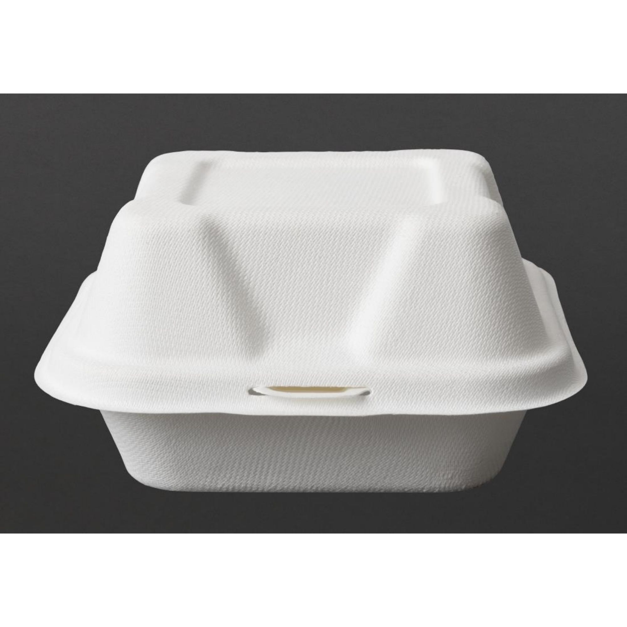 Picture of Vegware Compostable Bagasse Burger Boxes 152mm (500 pack)