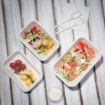 Picture of Fiesta Compostable Bagasse Food Trays 32oz (50 Pack) - DW349