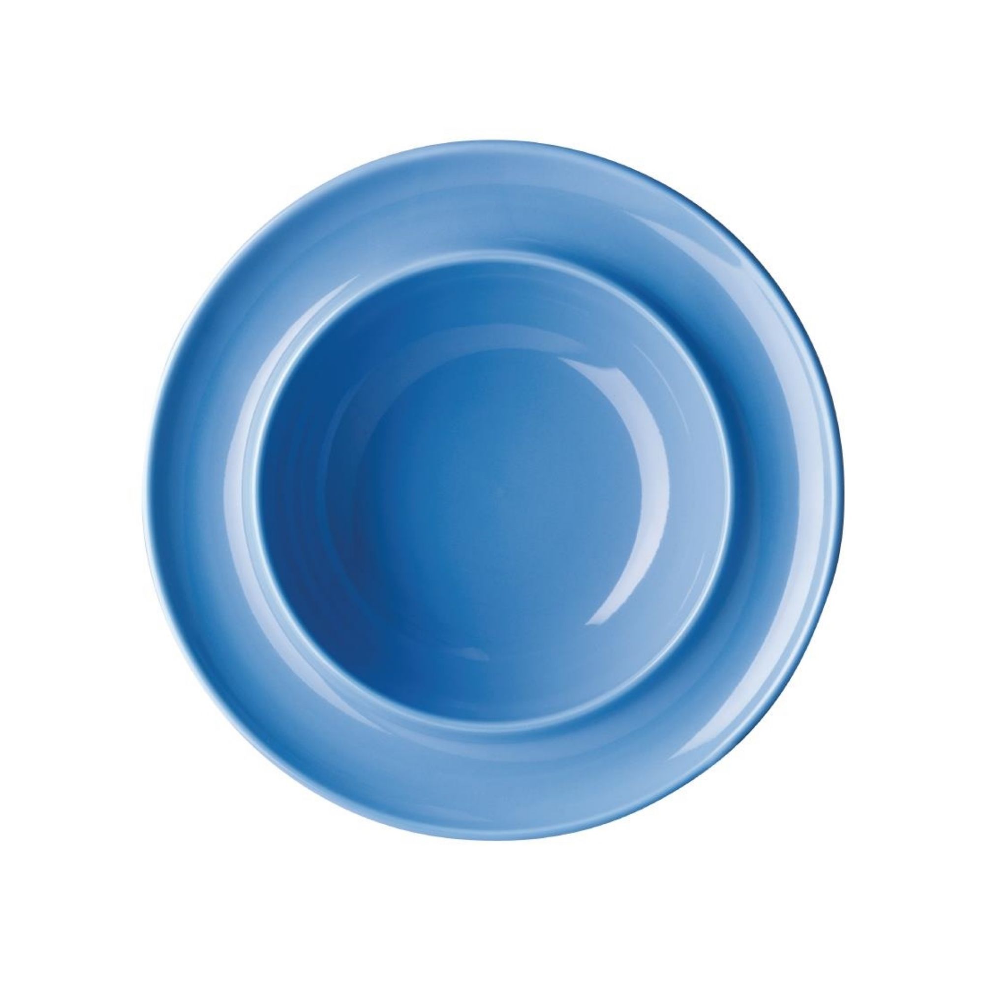 Picture of Olympia Heritage Raised Rim Bowls Blue 205mm (4 Pack) - DW142